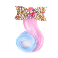 Load image into Gallery viewer, Sparkle Bow Colored Hair Clips - Unique Inspirations by Tracy and Anna