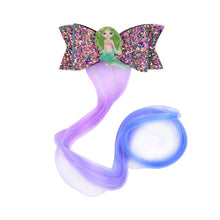 Load image into Gallery viewer, Sparkle Bow Colored Hair Clips - Unique Inspirations by Tracy and Anna
