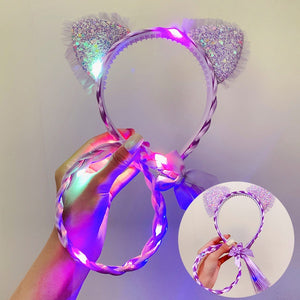 Light Up Cat Ear Headbands - Unique Inspirations by Tracy and Anna