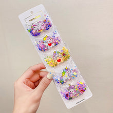 Load image into Gallery viewer, 5pc. Children&#39;s Hair Clips - Unique Inspirations by Tracy and Anna