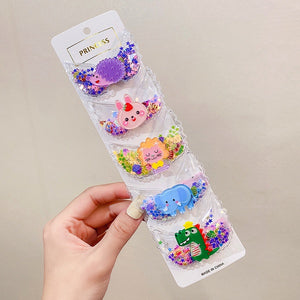 5pc. Children's Hair Clips - Unique Inspirations by Tracy and Anna