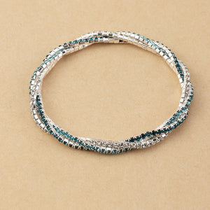 Colored Rhinestone Stretch Bracelet - Unique Inspirations by Tracy and Anna