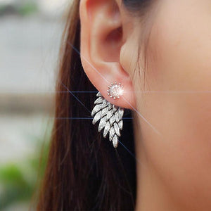 Angel Wing Post Back Earrings - Unique Inspirations by Tracy and Anna