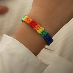 Pride Braided Pull Apart Bracelet - Unique Inspirations by Tracy and Anna