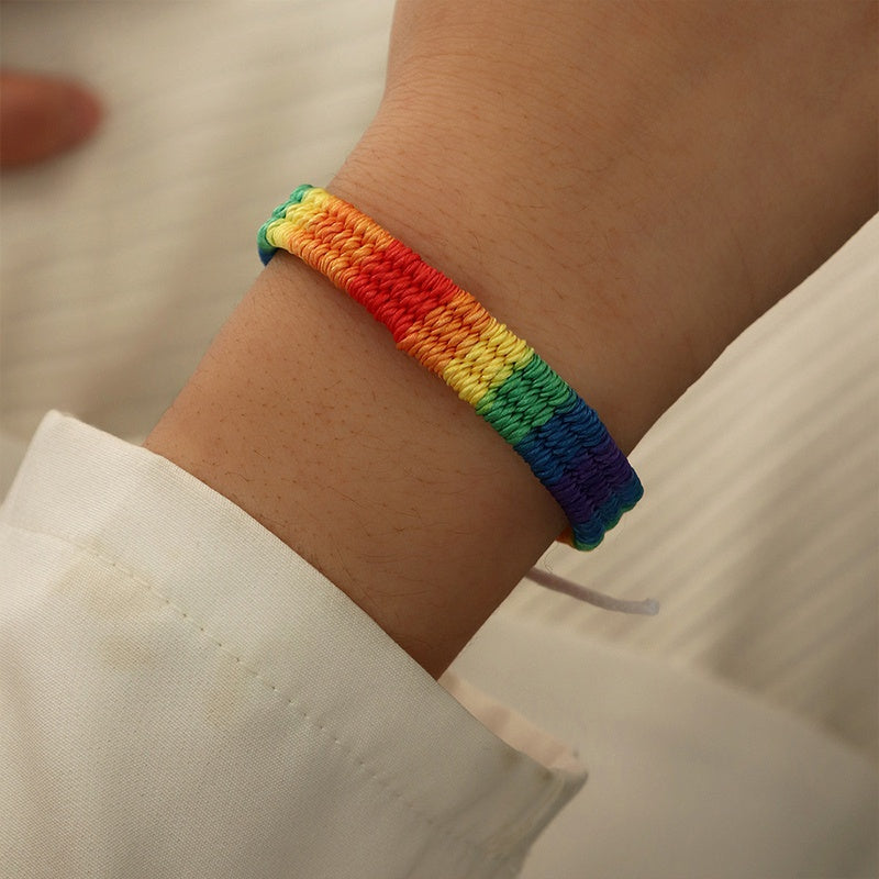 Pride Braided Pull Apart Bracelet - Unique Inspirations by Tracy and Anna