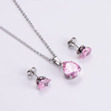 Load image into Gallery viewer, Teardrop Shape Necklace and Earring Set - Unique Inspirations by Tracy and Anna