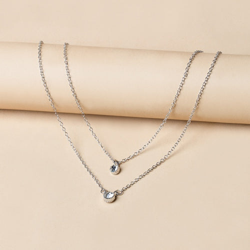 TWO LAYER RHINESTONE NECKLACE - Unique Inspirations by Tracy and Anna
