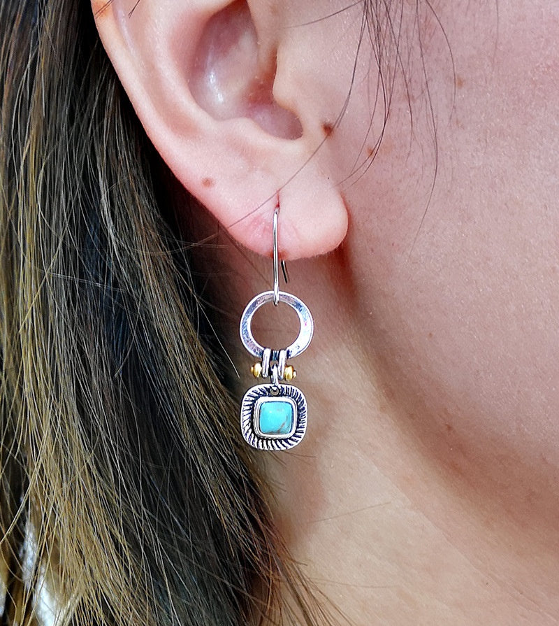 Vintage Turquoise Earrings - Unique Inspirations by Tracy and Anna