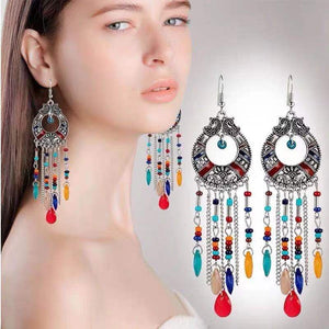 Bohemian Ethnic Tassels Fringes Earring - Unique Inspirations by Tracy and Anna