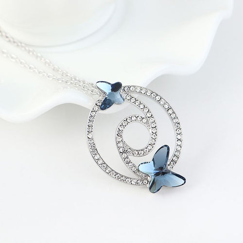Diamond Butterfly Necklace - Unique Inspirations by Tracy and Anna
