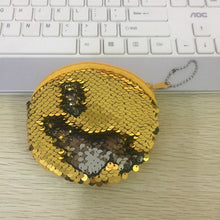 Load image into Gallery viewer, Round Mermaid Sequin Coin Purse - Unique Inspirations by Tracy and Anna