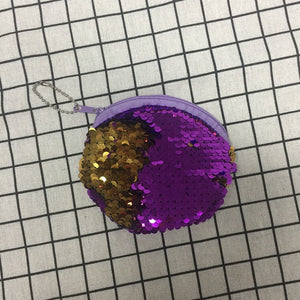 Round Mermaid Sequin Coin Purse - Unique Inspirations by Tracy and Anna