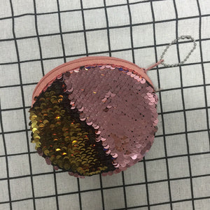 Round Mermaid Sequin Coin Purse - Unique Inspirations by Tracy and Anna
