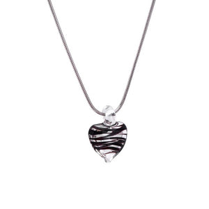 Glass Heart Necklace - Unique Inspirations by Tracy and Anna