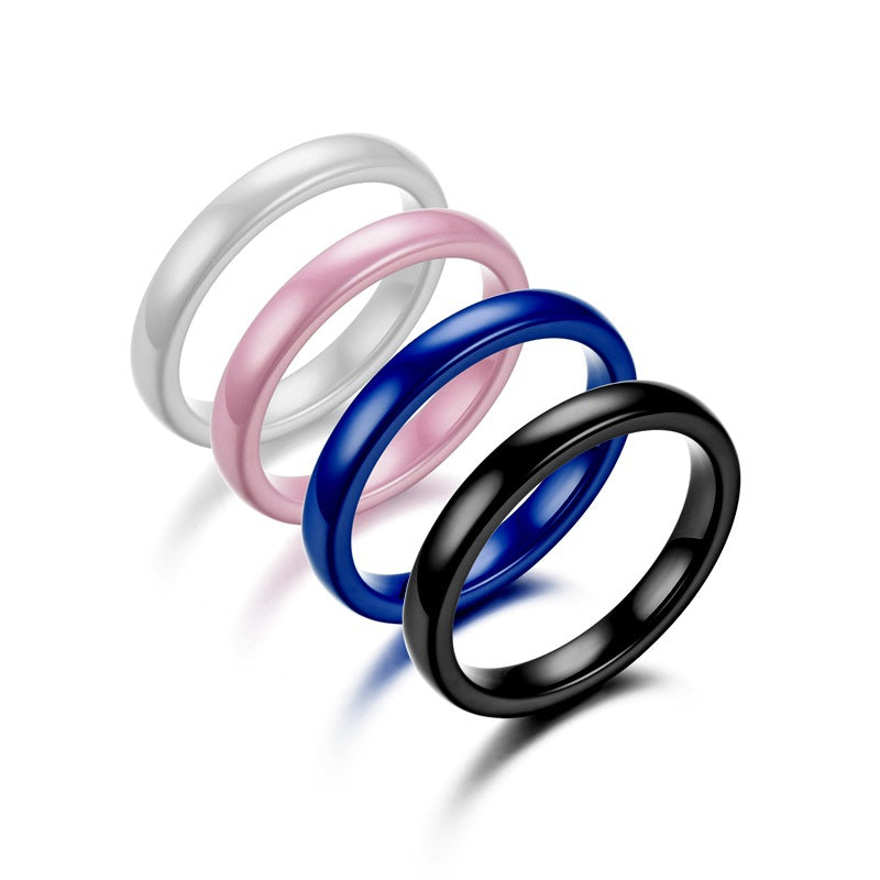 Ceramic Arc Glossy Ring - Unique Inspirations by Tracy and Anna