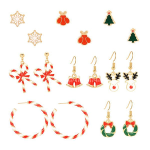 Double Candy Cane Earrings - Unique Inspirations by Tracy and Anna