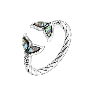 Mermaid Abalone Tail Ring - Unique Inspirations by Tracy and Anna