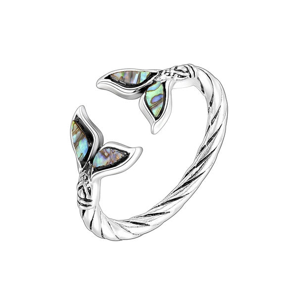 Mermaid Abalone Tail Ring - Unique Inspirations by Tracy and Anna