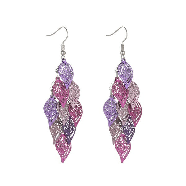 Cascading Leaf Earrings - Unique Inspirations by Tracy and Anna