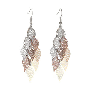 Cascading Leaf Earrings - Unique Inspirations by Tracy and Anna