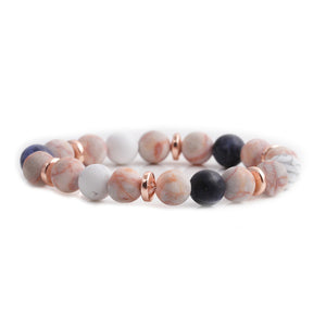 Natural Stone Stretch Bracelet - Unique Inspirations by Tracy and Anna