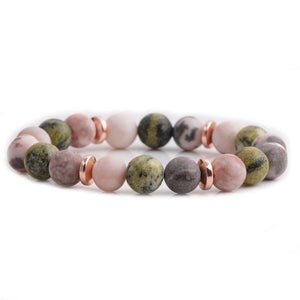 Natural Stone Stretch Bracelet - Unique Inspirations by Tracy and Anna
