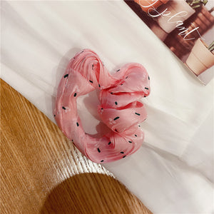 New Net Yarn Hair Scrunchies - Unique Inspirations by Tracy and Anna