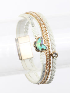 Abalone and Butterfly Magnetic Bracelet - Unique Inspirations by Tracy and Anna