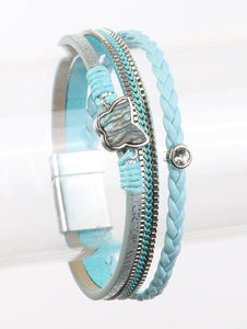 Abalone and Butterfly Magnetic Bracelet - Unique Inspirations by Tracy and Anna