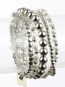 BRACELET / 5PCS STRETCH - Unique Inspirations by Tracy and Anna