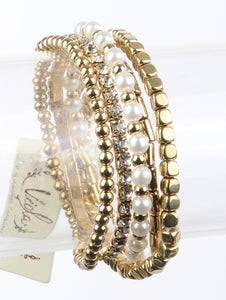 BRACELET / 5PCS STRETCH - Unique Inspirations by Tracy and Anna