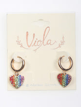Load image into Gallery viewer, Colored Rhinestone Earrings - Unique Inspirations by Tracy and Anna