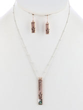 Load image into Gallery viewer, Inspirational Necklaces w/Earrings - Unique Inspirations by Tracy and Anna