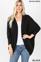 Load image into Gallery viewer, RAYON SPAN CREPE COCOON WRAP CARDIGAN - Unique Inspirations by Tracy and Anna