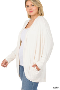 RAYON SPAN CREPE COCOON WRAP CARDIGAN - Unique Inspirations by Tracy and Anna