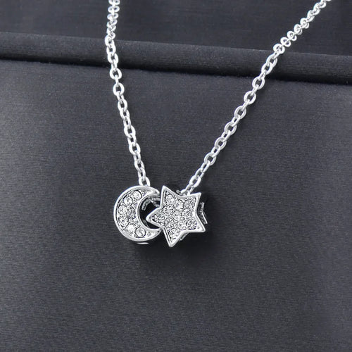 Moon & Star Necklace