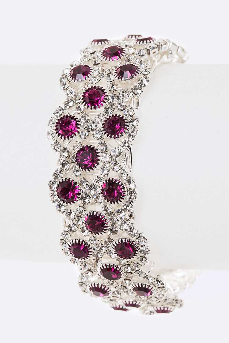 Rhinestone Adjustable Bracelet - Unique Inspirations by Tracy and Anna