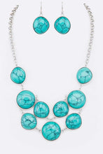 Load image into Gallery viewer, Pebble Stone Statement Necklace Set - Unique Inspirations by Tracy and Anna