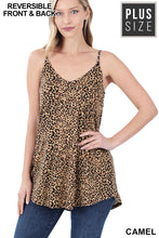 Load image into Gallery viewer, PLUS LEOPARD REVERSIBLE CAMI - Unique Inspirations by Tracy and Anna