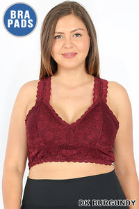 STRETCH LACE BRALETTE HOURGLASS BACK - Unique Inspirations by Tracy and Anna