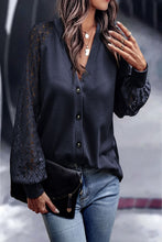 Load image into Gallery viewer, Woman Lace V-Neck Button Cardigan - Unique Inspirations by Tracy and Anna