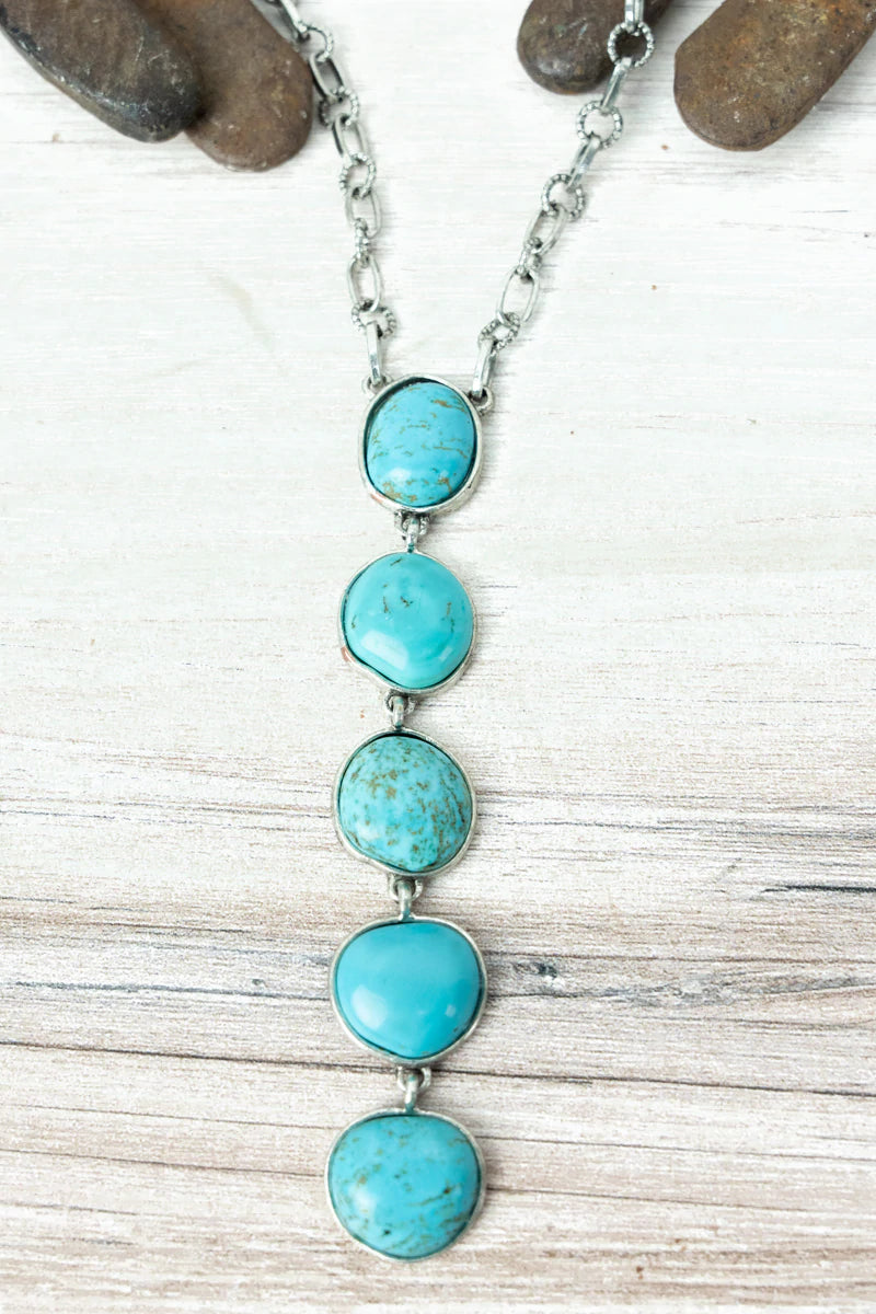 TURQUOISE AMHERST PEAK NECKLACE - Unique Inspirations by Tracy and Anna