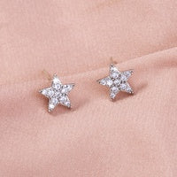 Silver Star Earrings - Unique Inspirations by Tracy and Anna