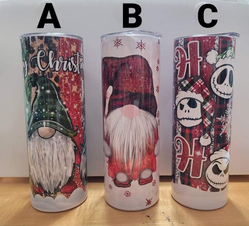 Christmas Tumblers - Unique Inspirations by Tracy and Anna