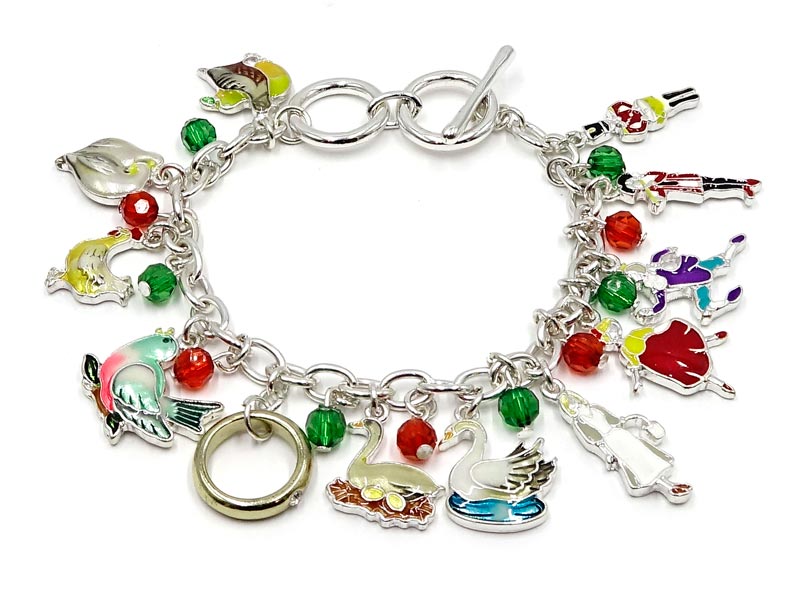 Twelve Days of Christmas Charm Bracelet - Unique Inspirations by Tracy and Anna