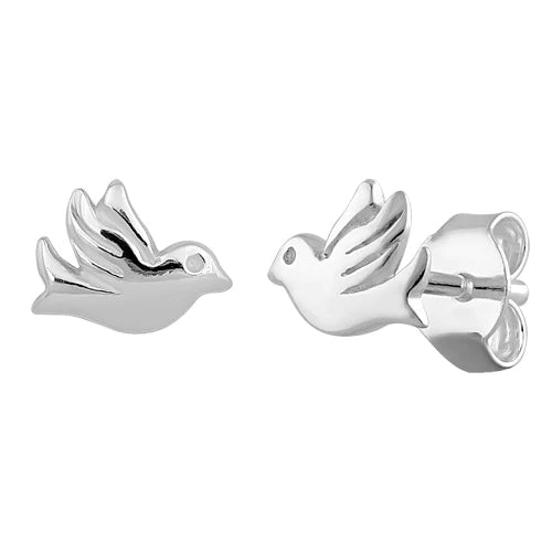 Sterling Silver Bird Earrings - Unique Inspirations by Tracy and Anna